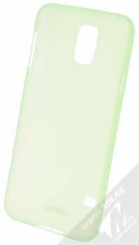 Jekod UltraThin PP Case ochranný kryt s fólií na displej pro Samsung Galaxy S5, Galaxy S5 Neo zelená (green) zepředu