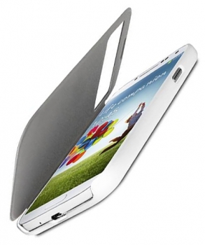 Puro Booklet Case flipové pouzdro pro Samsung Galaxy S4, Galaxy S4 LTE-A otevřený