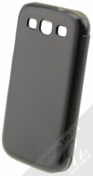 Aligator Book Window flipové pouzdro s okénkem pro Samsung Galaxy S III, Galaxy S3 Neo černá (black) šikmo zezadu
