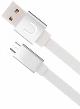 USAMS UC Brilliant USB kabel s microUSB konektorem white