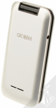 ALCATEL 2051D stříbrná (metal silver) šikmo zezadu