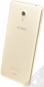 ALCATEL PIXI 4 (6) 3G 8050D 2017 EDITION zlatá (metal gold) šikmo zezadu