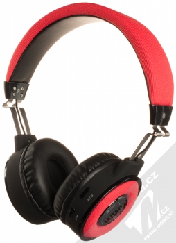 Aligator AH01 Bluetooth stereo sluchátka červená černá (red black) maximální náhlavník