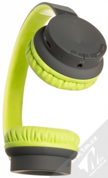 Aligator AH02 Bluetooth stereo sluchátka šedá zelená (grey lime green) zezdola