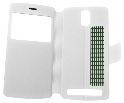 Aligator Book View flipové pouzdro pro Aligator S5080 Duo LTE bílá (white) otevřené