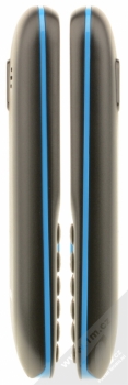 ALIGATOR D200 DUAL SIM černá modrá (black blue) zboku