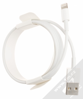 Apple MQUE2ZM/A originální USB kabel s Lightning konektorem bílá (white) komplet