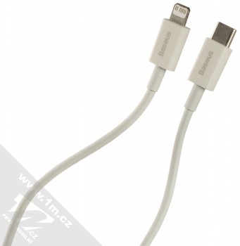 Baseus Super Si Quick Charger nabíječka do sítě s USB Type-C výstupem 20W a USB Type-C kabel s Apple Lightning konektorem (TZCCSUP-B02) bílá (white) USB Type-C kabel konektory