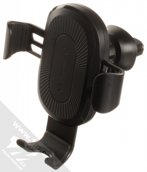 Baseus Wireless Charger Gravity Vent Car Mount WXYL-01 univerzální držák do mřížky ventilace automobilu s bezdrátovým nabíjením černá (black)
