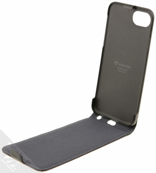 CellularLine Flap Essential flipové pouzdro pro Apple iPhone 7 černá (black) otevřené