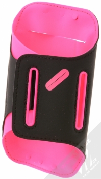 Celly Armband XL neoprénové pouzdro na paži pro mobil, mobilní telefon, smartphone do 5 černá růžová zezadu