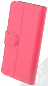 Celly View Unica L univerzální flipové pouzdro pro mobilní telefon, mobil, smartphone růžová (pink) zezadu