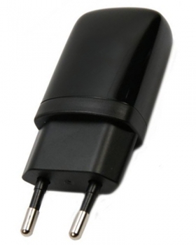 CPA nabíječka do sítě s USB výstupem 1A pro mobilní telefon, mobil, smartphone černá (black)