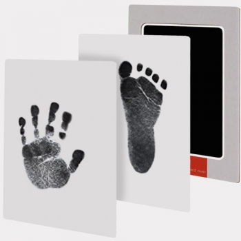 1Mcz Ploška pro otisk ruky, nohy dítěte černá (black)