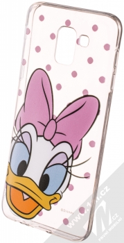 Disney Daisy Duck 004 TPU ochranný silikonový kryt s motivem pro Samsung Galaxy J6 (2018) průhledná (transparent)