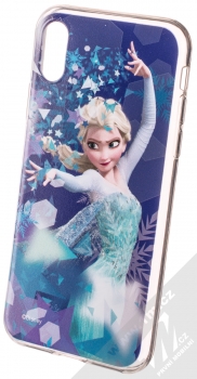 Disney Elsa 011 TPU ochranný silikonový kryt s motivem pro Apple iPhone X, iPhone XS modrá (blue)