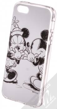 Disney Mickey & Minnie 010 TPU ochranný silikonový kryt s motivem pro Apple iPhone 5, iPhone 5S, iPhone SE bílá (white)