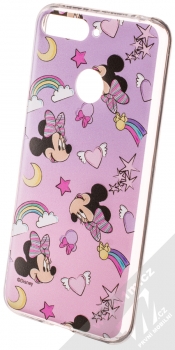 Disney Minnie Mouse 031 TPU ochranný silikonový kryt s motivem pro Huawei Y6 Prime (2018), Honor 7A fialová světle růžová (violet light pink)