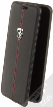 Ferrari Heritage Real Leather flipové pouzdro pro Samsung Galaxy S9 (FEHDEFLBKS9BK) černá (black)