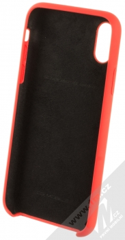 Ferrari Heritage Silicone ochranný kryt pro Apple iPhone X, iPhone XS (FEOSIHCPXRE) červená (red) zepředu