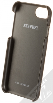 Ferrari Lusso Hard Case ochranný kryt pro Apple iPhone 7, iPhone 8 (FEHOGHCP7BK) černá zlatá (black gold) zepředu