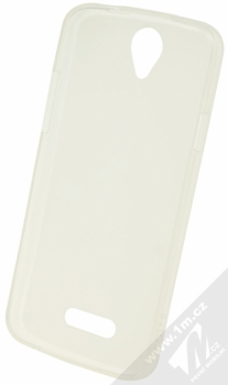Fixed TPU gelové pouzdro pro Doogee X6, X6 Pro bílá průhledná (white transparent) zepředu