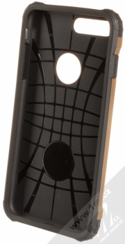 Forcell Armor odolný ochranný kryt pro Apple iPhone 7 Plus, iPhone 8 Plus zlatá černá (gold black) zepředu
