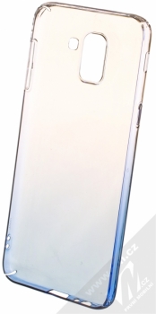 Forcell Blueray PC ochranný kryt pro Samsung Galaxy J6 (2018) průhledná modrá (transparent blue) zepředu