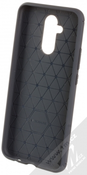 Forcell Carbon ochranný kryt pro Huawei Mate 20 Lite šedomodrá (graphite) zepředu
