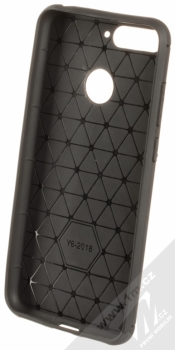 Forcell Carbon ochranný kryt pro Huawei Y6 Prime (2018) černá (black) zepředu