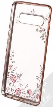 Forcell Diamond TPU ochranný kryt pro Samsung Galaxy S10 Plus růžově zlatá (rose gold) zepředu