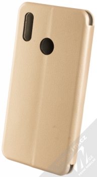 Forcell Elegance Book flipové pouzdro pro Huawei P Smart (2019) zlatá (gold) zezadu