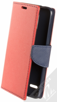 Forcell Fancy Book flipové pouzdro pro LG K8 (2018) červená modrá (red blue)