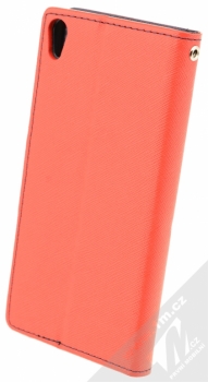 Forcell Fancy Book flipové pouzdro pro Sony Xperia XA červeno modrá (red blue) zezadu