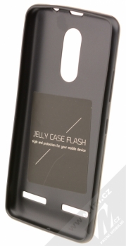 Forcell Jelly Matt Case TPU ochranný silikonový kryt pro Lenovo K6 černá (black) zepředu