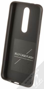 Forcell Jelly Matt Case TPU ochranný silikonový kryt pro Nokia 5.1 Plus černá (black) zepředu