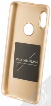 Forcell Jelly Matt Case TPU ochranný silikonový kryt pro Xiaomi Redmi Note 5 zlatá (gold) zepředu