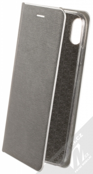 Forcell Luna Silver flipové pouzdro pro Apple iPhone XS Max černá (black)
