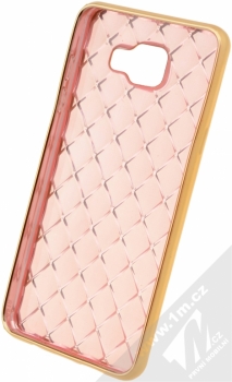 Forcell Luxury Gel ochranný silikonový kryt pro Samsung Galaxy A5 (2016) růžově zlatá (rose gold) zepředu