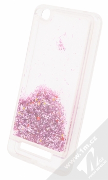 Forcell Sand ochranný kryt s přesýpacím efektem třpytek pro Xiaomi Redmi 4A růžová (pink) animace 5