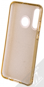Forcell Shining třpytivý ochranný kryt pro Huawei P30 Lite zlatá (gold) zepředu