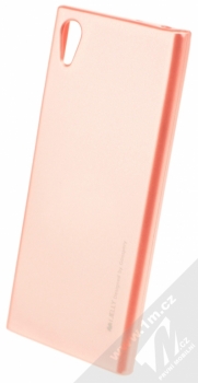 Goospery i-Jelly Case TPU ochranný kryt pro Sony Xperia XA1 růžově zlatá (metal rose gold)