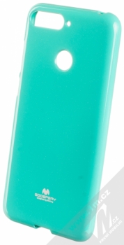 Goospery Jelly Case TPU ochranný silikonový kryt pro Huawei Y6 Prime (2018), Honor 7A mátově zelená (mint green)