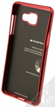 Goospery Jelly Case TPU ochranný silikonový kryt pro Samsung Galaxy A5 (2016) červená (red) zepředu