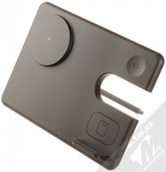 Hoco CQ1 3in1 stojánek pro bezdrátové nabíjení 15W MagSafe pro Apple iPhone a Apple Watch černá (black)