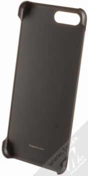 Honor Magnetic PU Case originální ochranný kryt pro Honor View 10 černá (black) zepředu