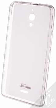 Kisswill TPU Open Face silikonové pouzdro pro Alcatel A2 XL bílá průhledná (white) zepředu