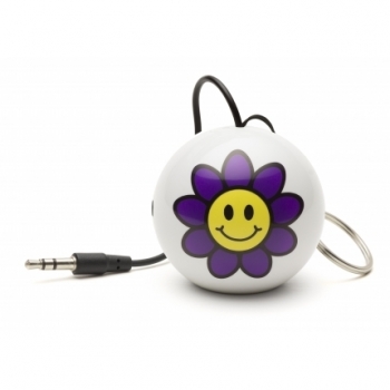 KitSound Mini Buddy Flower reproduktor pro mobilní telefon, mobil, smartphone - Květina bílá (white)