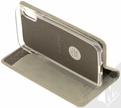 Krusell Sunne FolioWallet flipové pouzdro pro Apple iPhone X světle šedá (light grey) stojánek
