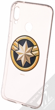 Marvel Kapitánka Marvel 016 TPU ochranný silikonový kryt s motivem pro Huawei P20 Lite průhledná (transparent)